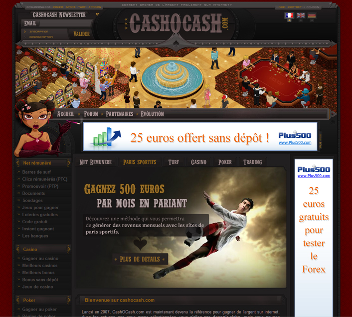 creation Création annuaire site à gains >> cashocash